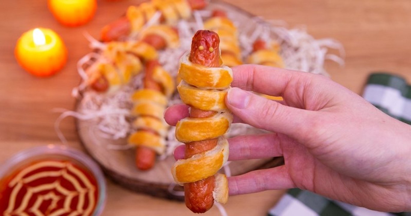 Des saucisses momies pour halloween !
