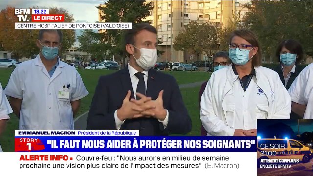 Emmanuel Macron sur le système de santé: Il y avait beaucoup de tension mais tout le monde a pris ses responsabilités dans cette crise