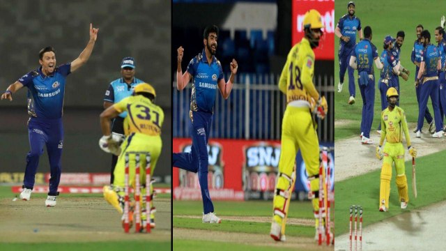 IPL 2020 MI Vs CSK : Dhoni Team Loses 4 Wickets For Just 3 Runs Vs MI | Oneindia Telugu
