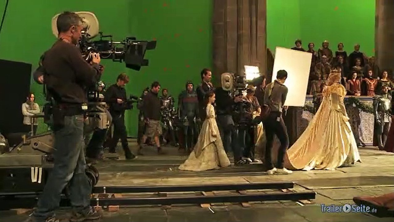 Backstage Blick zu Snow White And The Huntsman