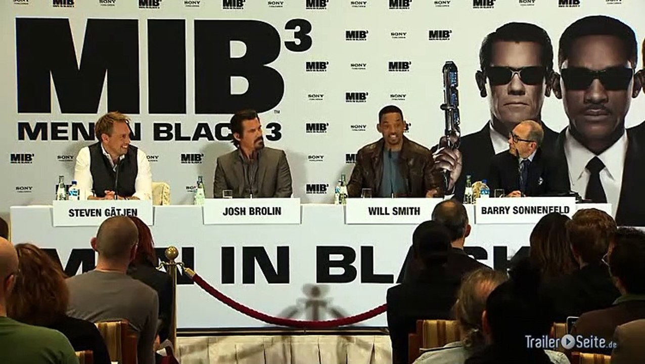 Pressekonferenz zu Men In Black 3 in Berlin