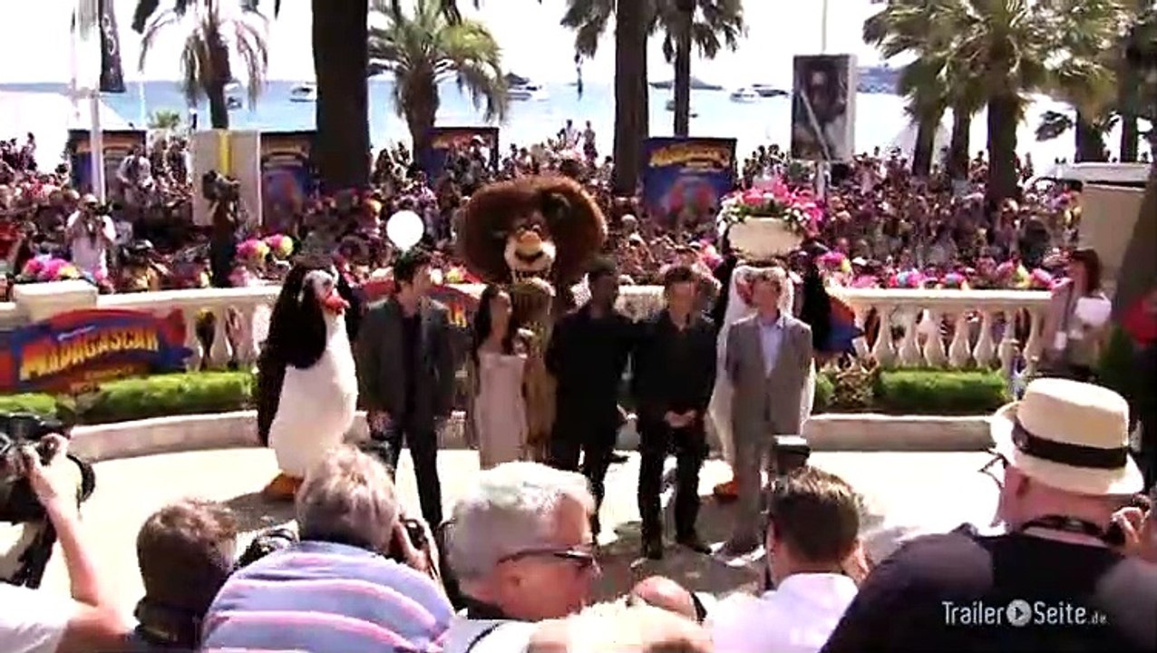 Cannes Photocall Clip zu Madagascar 3