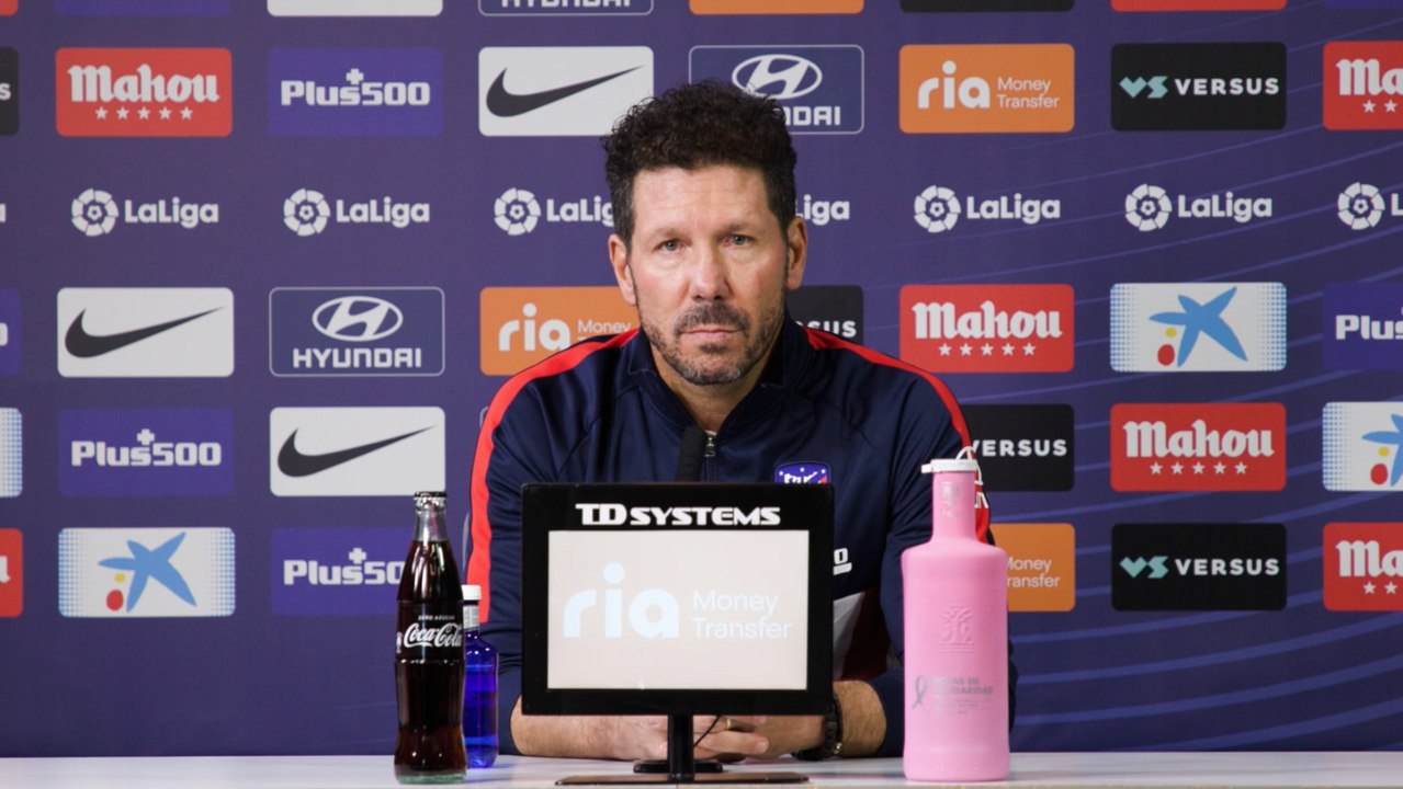 Simeone: "Los partidos y los hechos marcarán si el equipo se repone de lo de Múnich"