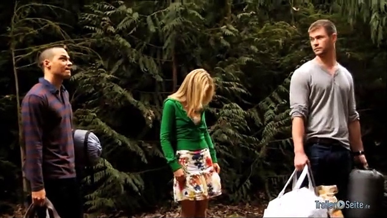 Backstage Blick zu The Cabin In The Woods