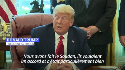 Trump annonce la normalisation des relations entre Israël et le Soudan