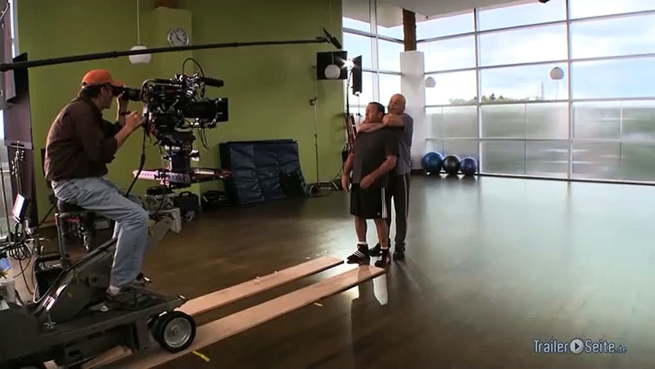 Backstage blick zu das schwergewicht