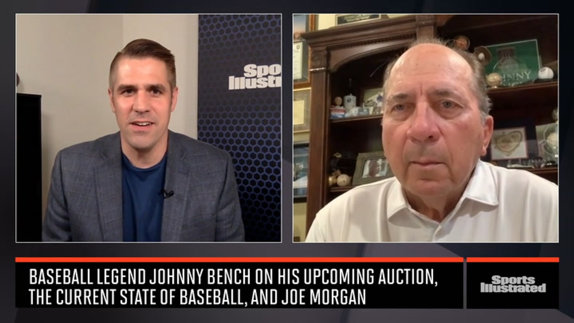 Hall of Famer Johnny Bench on His Upcoming Auction, the Current State of  Baseball, and His Former Teammate Joe Morgan - video Dailymotion