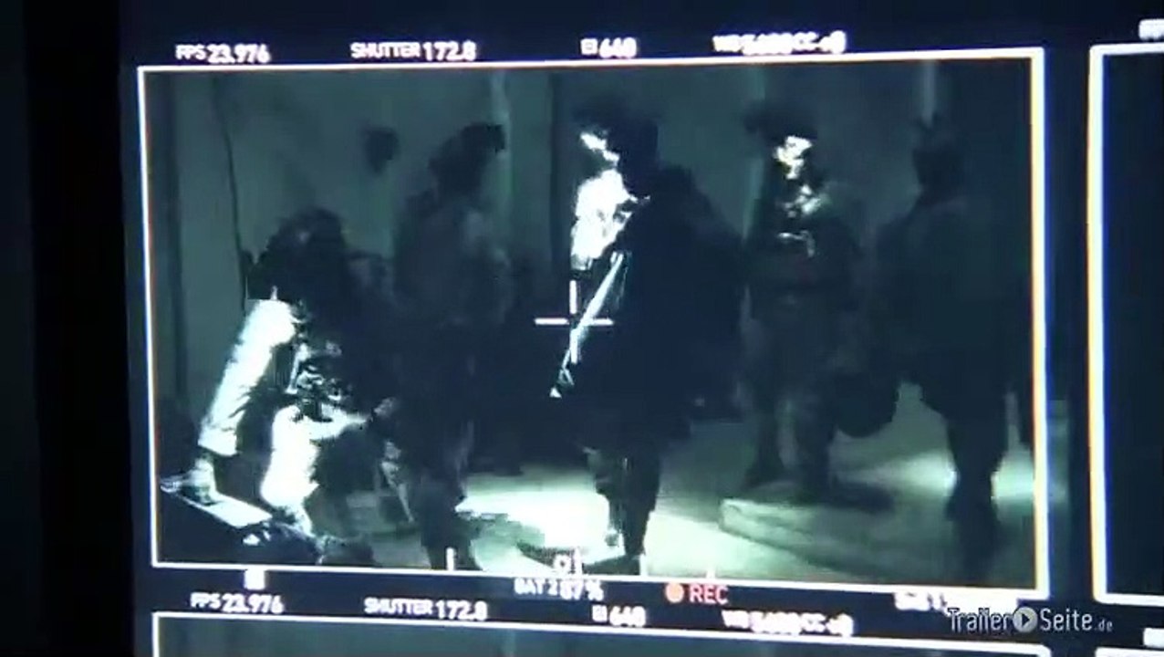 Backstage Blick zu Zero Dark Thirty