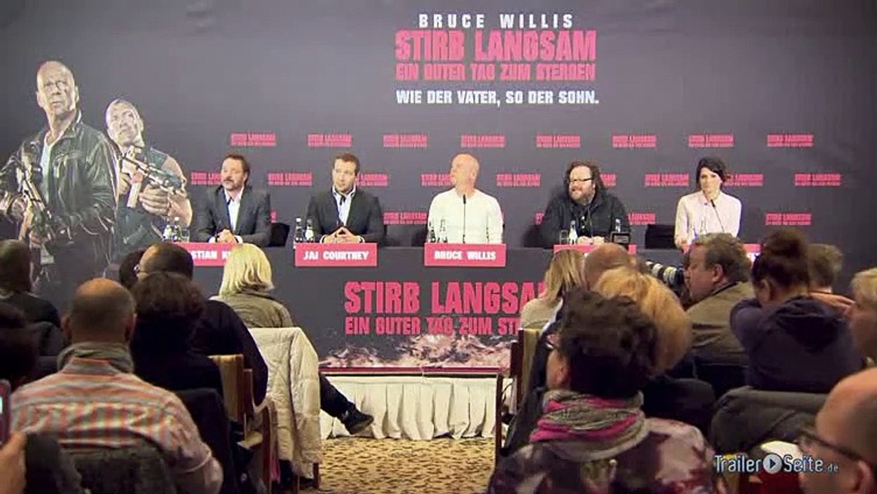 Pressekonferenz von Stirb Langsam 5