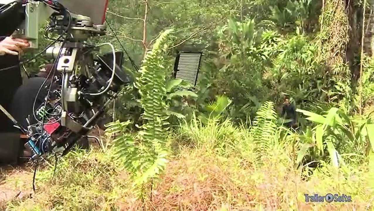 Backstage Blick zu After Earth