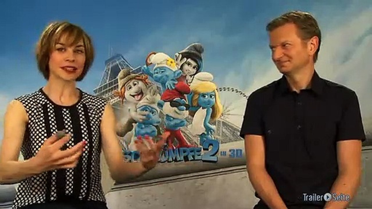 Michael kessler & christiane paul interview zu die schlümpfe 2