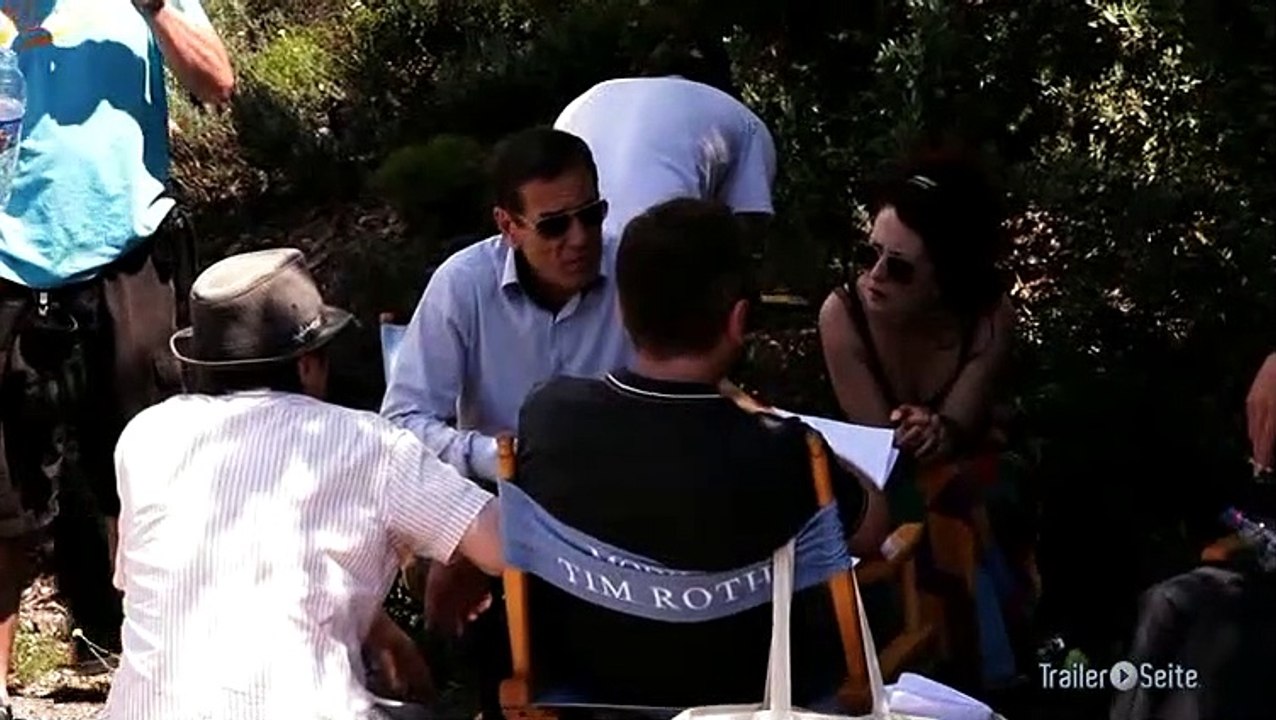 Backstage mit Tim Roth bei Die Möbius Affäre