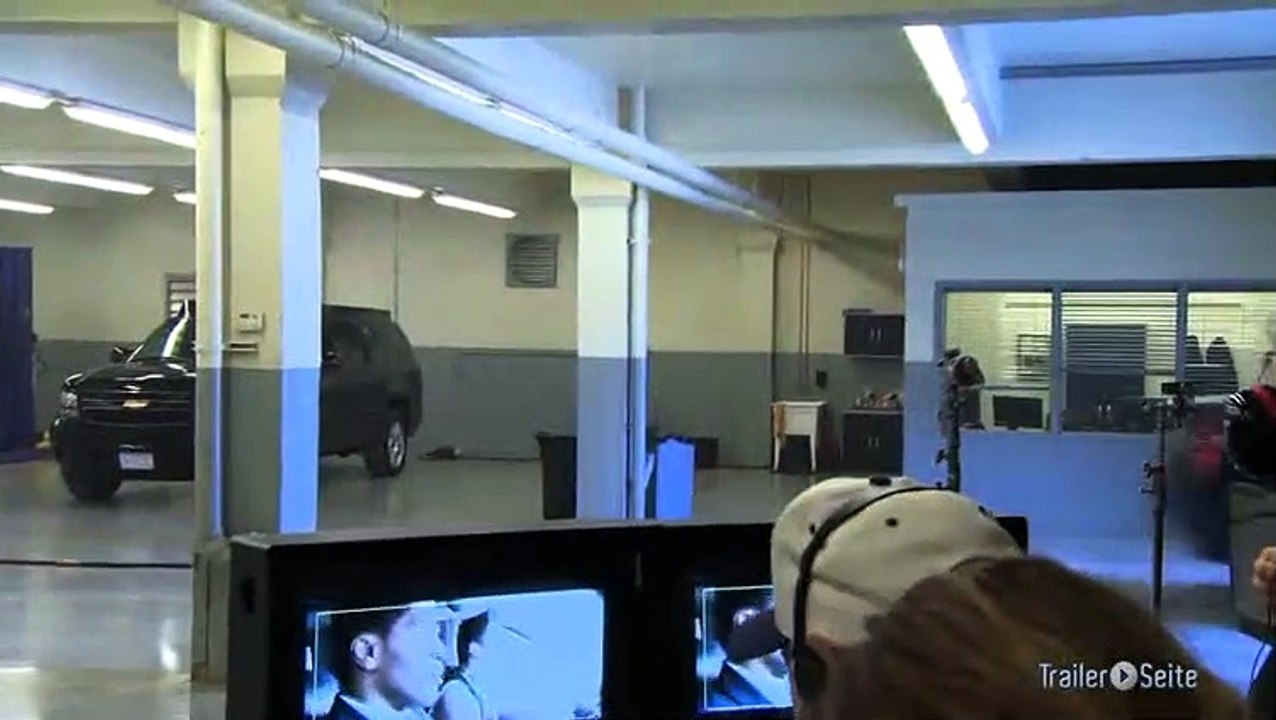 Backstage Blick zu White House Down