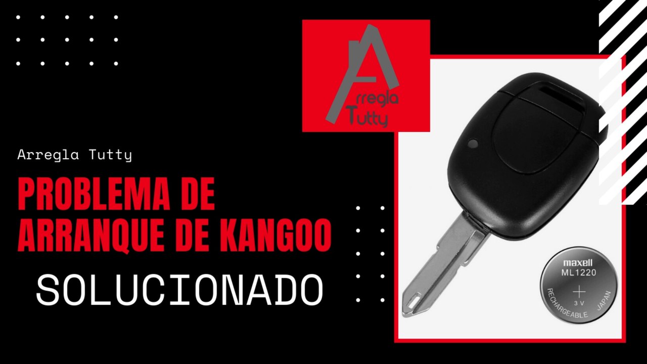  Problema de arranque de Kangoo [SOLUCIONADO 2020] Cómo cambiar la pila de la llave Kangoo