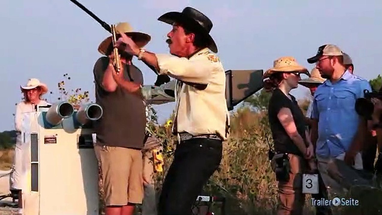 Backstage blick zu machete kills