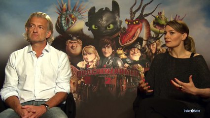 Dominic Raacke und Martina Hill Interview zu Drachenzähmen Leicht Gemacht 2
