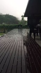 Ocasional caída de granizo en Resistencia