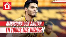 Raúl Jiménez ambiciona con anotar en todos los juegos con Wolves