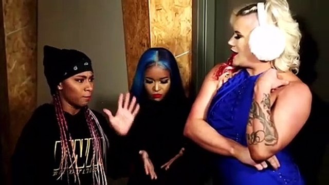 Impact Wrestling - Tasha Steelz, Kiera Hogan & Taya Valkyrie Backstage Segment. 08/09/20