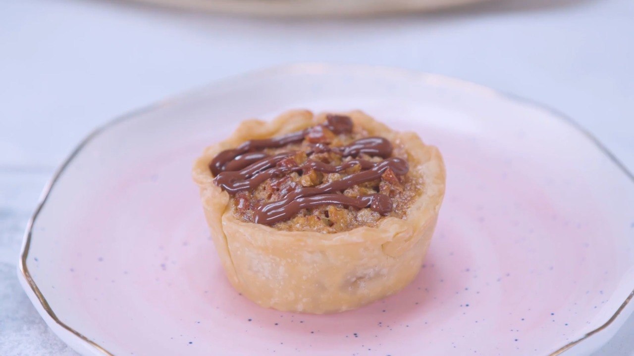 Mini Chocolate-Pecan Pies