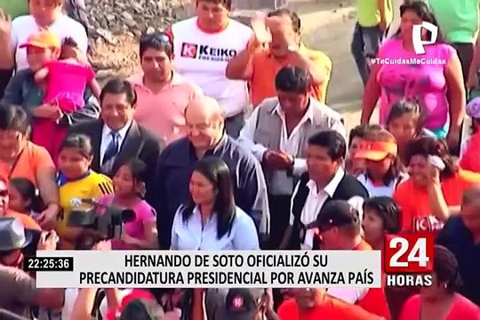 Hernando de Soto lanza precandidatura presidencial con miras a Elecciones 2021