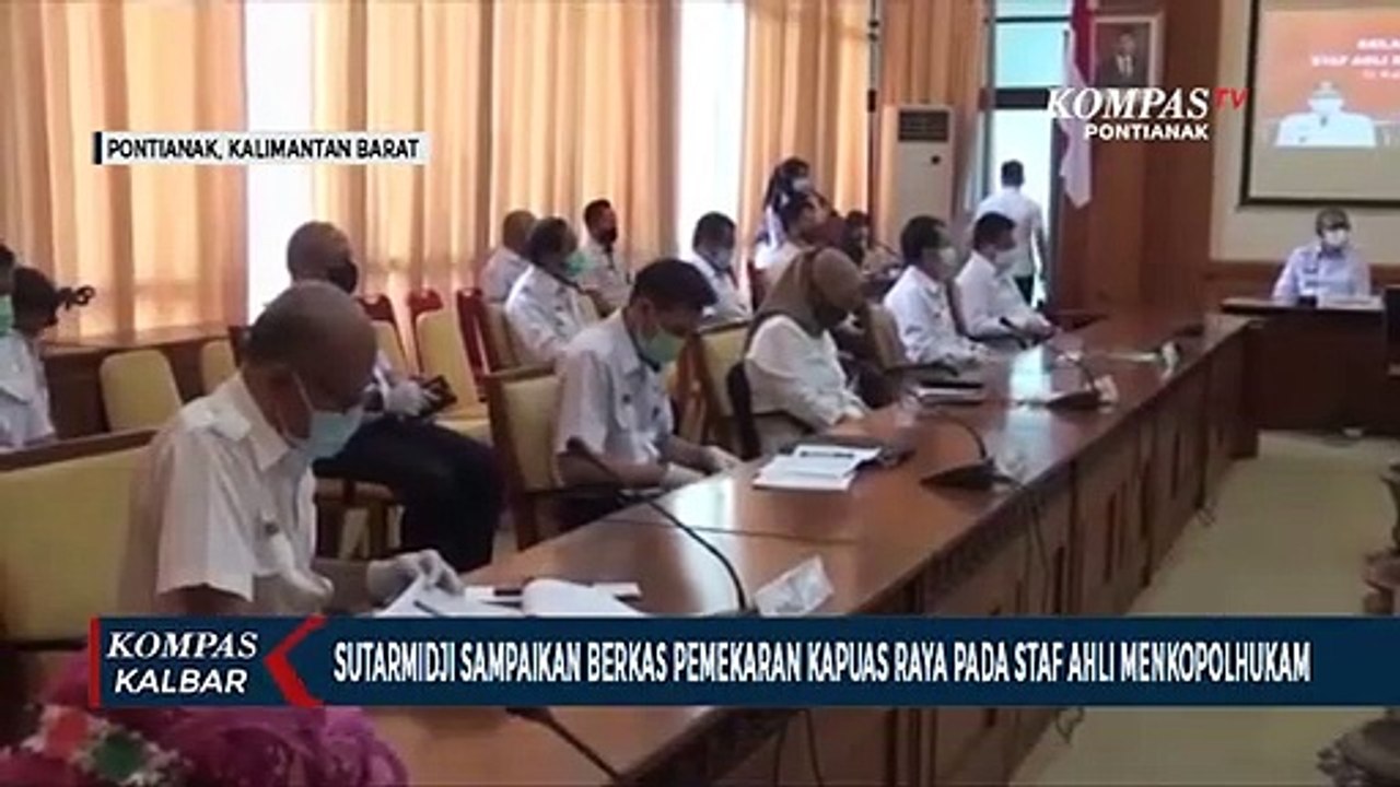 Gubernur Kalbar Serahkan Berkas Pemekaran Kapuas Raya pada Kemenko Polhukam
