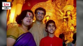 নিজের বাড়ির সপ্তমীর ভিডিও শেয়ার করলেন সৌরভ গাঙ্গুলী | Sourav Ganguly's home Durga Puja 2020