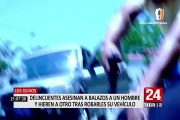 Los Olivos: Delincuentes asesinan a balazos a un hombre cuando almorzaba en restaurante