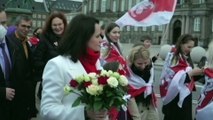 Svetlana Tikhanovskaïa maintient la pression sur le président Loukachenko depuis le Danemark