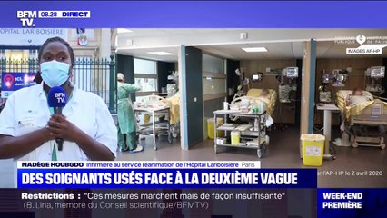 Nadège Houbgdo, infirmière à l'hôpital Lariboisière sur le coronavirus: "On sait que ça va aller en s'empirant"