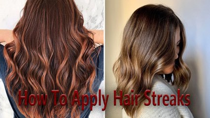 How To Apply Hair Streaks | Fashion Zone