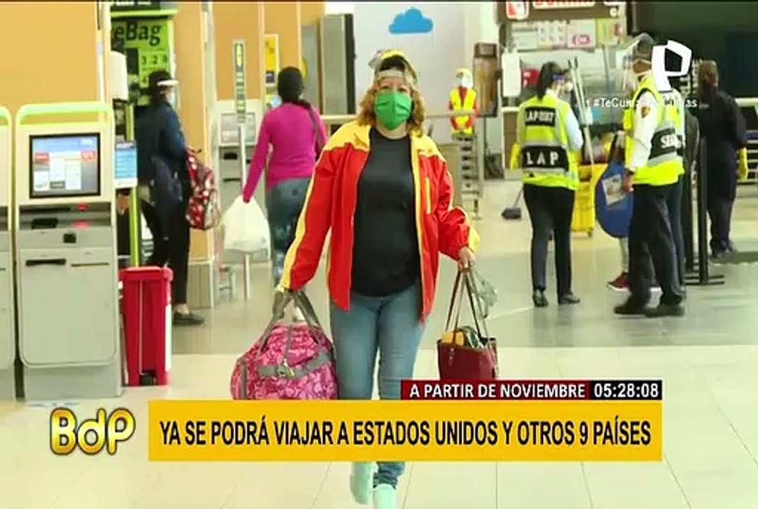 Ya se podrá viajar a EEUU y otros países desde noviembre