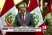 Manuel Merino descartó coordinación de vacancia presidencial con Antauro Humala