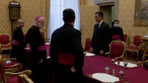 Pedro Sánchez se reúne durante cerca de 35 minutos con el Papa