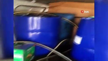 Adana'da kaçak içki ve sigara operasyonu