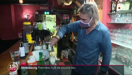 Couvre-feu : première nuit pour Strasbourg