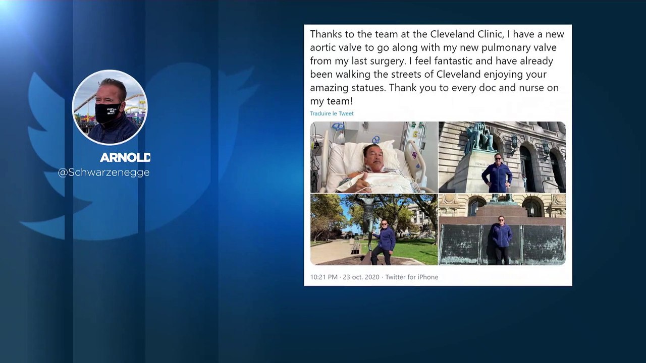 Arnold Schwarzenegger nach Herz-OP - steh auf, Männchen