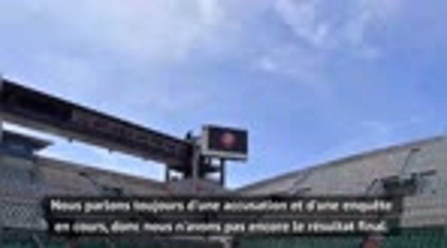 Roland-Garros - Montanari : Le tennis est très vulnérable en termes de corruption