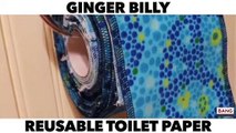 COMEDIAN GINGER BILLY REUSABLE TOILET PAPER! LOL FUNNY COMEDY LAUGH