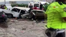 Hatay’daki kazada otomobil ikiye bölündü: 2’si ağır 8 yaralı