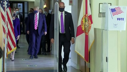 Trump vota de manera anticipada en Florida