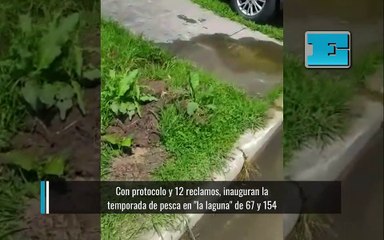 Con protocolo y 12 reclamos, inauguran la temporada de pesca en "la laguna" de 67 y 154