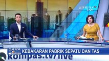 Kebakaran Pabrik Sepatu dan Tas di Sragen, Karyawan Berhamburan Keluar