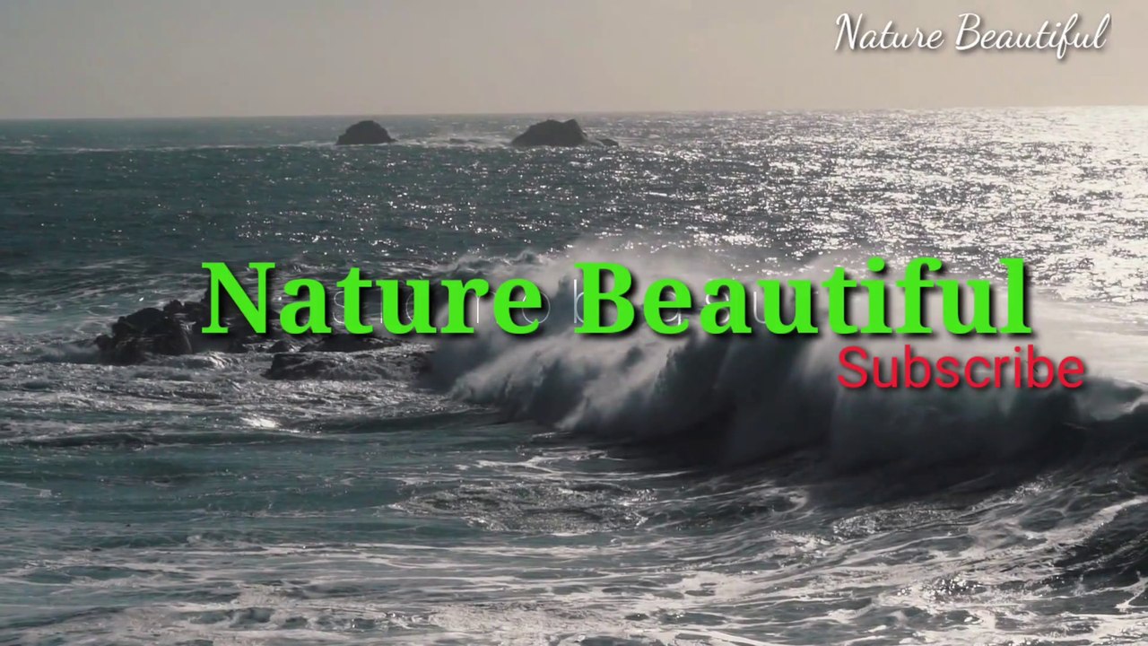 Huge mighty ocean's waves in slowmotion_1080p