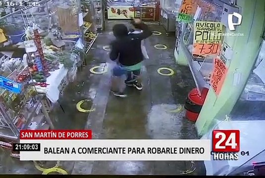 SMP: peligrosos delincuentes balean a comerciante que se resistió a robo