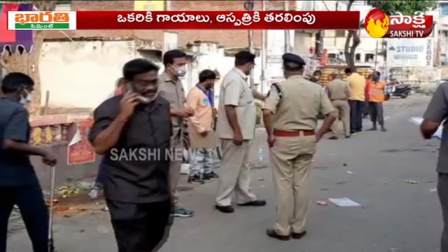 ఆలయం వద్ద పేలుడు