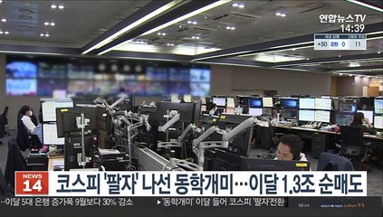 코스피 '팔자' 나선 동학개미…이달 1.3조 순매도