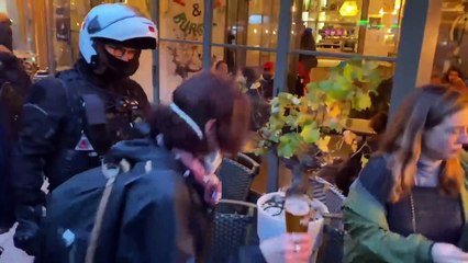 Intervention de la BRAVM pour évacuer une terrasse pour « non respect des distanciations sociales »