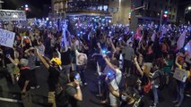 Decenas de miles de personas protestan contra Netanyahu en Israel