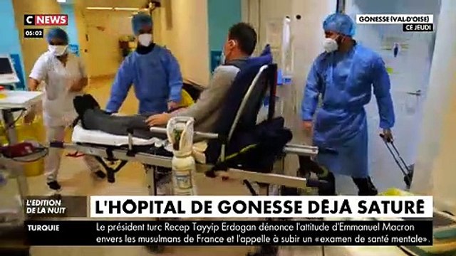 Coronavirus - Alors que le nombre de cas positifs ne cesse d'augmenter, reportage à l'hôpital de Gonesse qui est déjà saturé par les malades